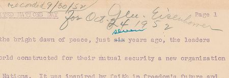 Lot #73 Dwight D. Eisenhower: 