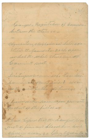 Lot #35 Andrew Johnson: Johnson on his own