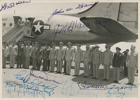 Lot #338 World War II Generals Signed Photograph - Image 1