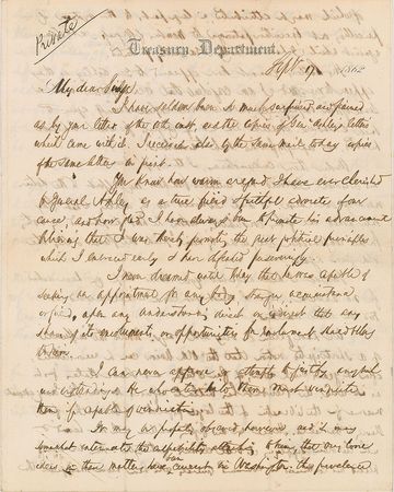 Lot #306 Salmon P. Chase: 