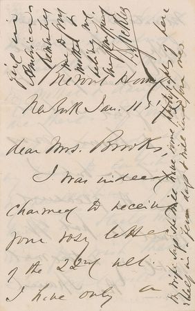 Lot #386 Daniel E. Sickles Handwritten Letter Signed - Image 1