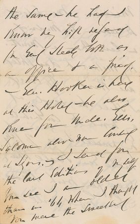 Lot #386 Daniel E. Sickles Handwritten Letter Signed - Image 3