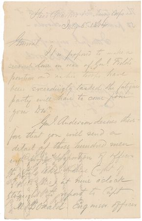 Lot #390 Moxley Sorrel Handwritten Letter Signed - Image 1