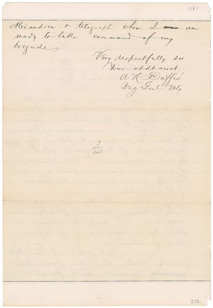 Lot #361 Alfred N. Duffie Handwritten Letter Signed - Image 2
