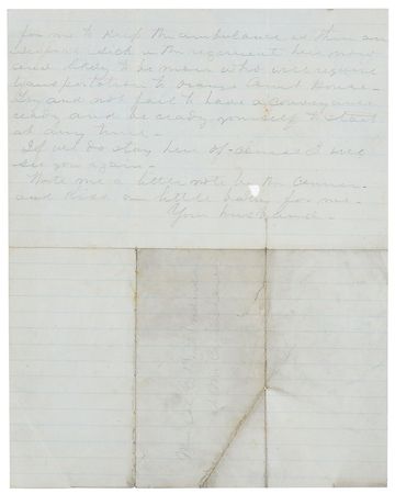Lot #303 George B. Anderson: Intimate war-dated letters from Confederate General George B. Anderson to his wife - Image 3
