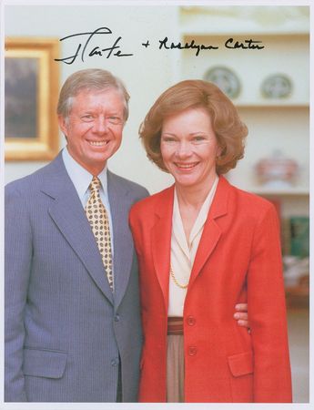 Lot #92 Jimmy and Rosalynn Carter - Image 1