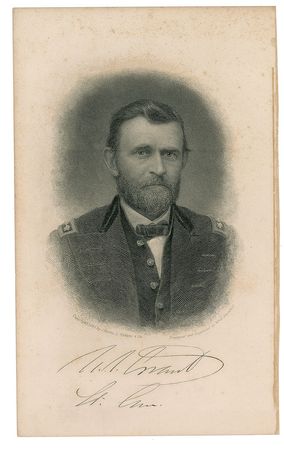 Lot #39 U. S. Grant Signature