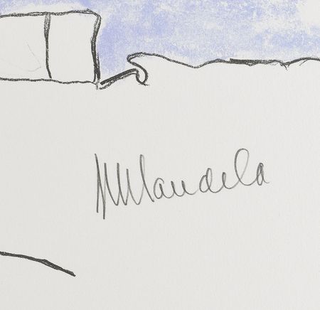Lot #155 Nelson Mandela Lithograph - Image 2