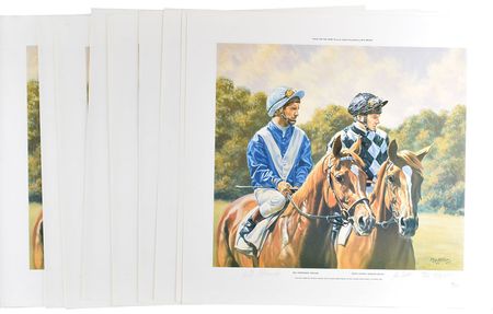 Lot #936 Willie Shoemaker and Steve Cauthen Group Lot - Image 2