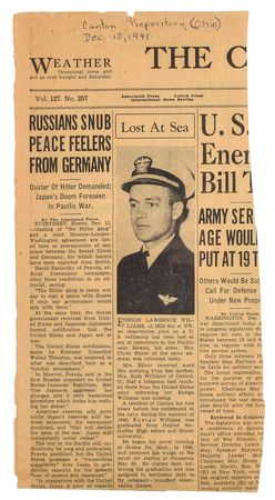 Lot #331 Pearl Harbor: Lawrence A. Williams: Recovered from the USS Arizona after Pearl Harbor: aviator wings and pilot's license from an ensign killed in the attack - Image 10