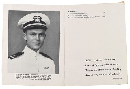 Lot #331 Pearl Harbor: Lawrence A. Williams: Recovered from the USS Arizona after Pearl Harbor: aviator wings and pilot's license from an ensign killed in the attack - Image 19