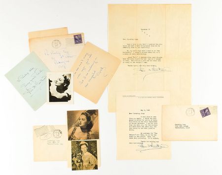 Lot #727 Olivia de Havilland: The letter archive of a two-time Best Actress Oscar winner - Image 1