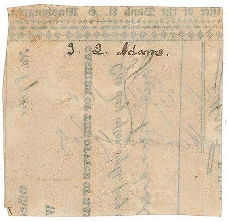 Lot #89 John Quincy Adams Signature - Image 2