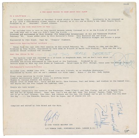 Lot #683 The Ruts - Image 1