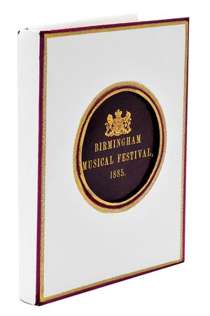 Lot #553 Antonin Dvorak: Dvorak debuts The Spectre's Bride at the 1885 Birmingham Musical Festival - Image 2