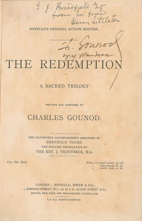 Lot #613 Charles Gounod Group Lot - Image 1