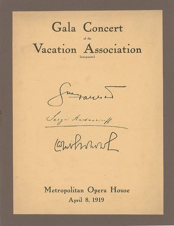Lot #567 Sergei Rachmaninoff Program - Image 3