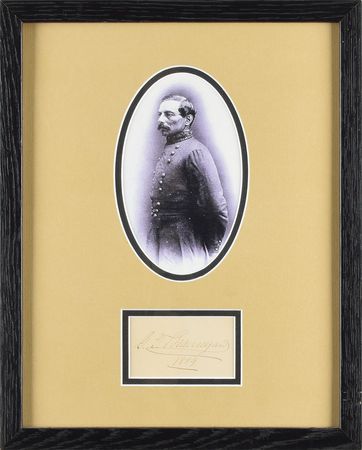 Lot #353 P. G. T. Beauregard Signature - Image 1
