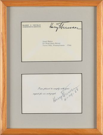 Lot #131 Harry S. Truman - Image 1