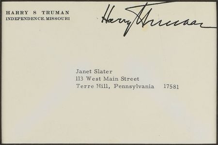 Lot #131 Harry S. Truman - Image 2