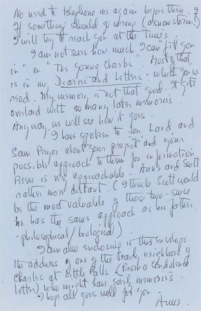 Lot #400 Anne Morrow Lindbergh Handwritten Letter Signed - Image 2