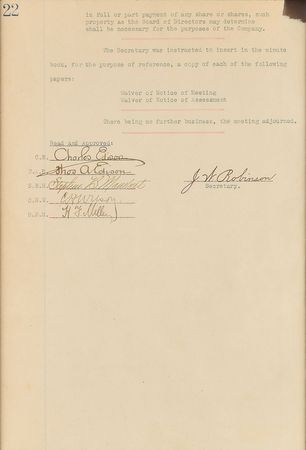 Lot #171 Thomas Edison Signed Document - Image 2