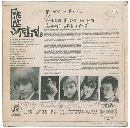 Lot #602 The Yardbirds Album - Image 1