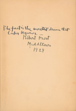 Lot #524 Robert Frost: 