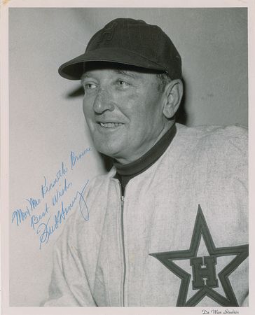 Lot #928 Fred Haney Signed Photograph - Image 1