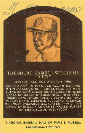 Lot #941 Ted Williams Hall Of Fame Cards - Image 1