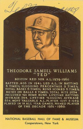Lot #941 Ted Williams Hall Of Fame Cards - Image 2