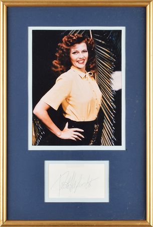 Lot #742 Rita Hayworth Signature - Image 1