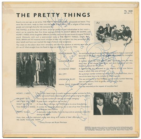 Lot #670 The Pretty Things Album - Image 1
