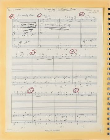 Lot #712 Willy Wonka and the Chocolate Factory: Original handwritten score for the 1971 classic Willy Wonka & the Chocolate Factory - Image 4