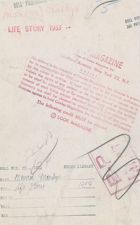 Lot #755 Marilyn Monroe Photograph - Image 2