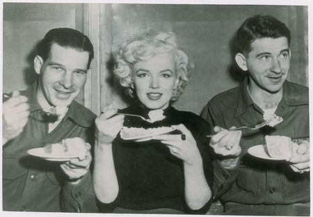 Lot #758 Marilyn Monroe and American GIs Photograph - Image 1