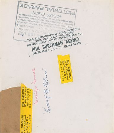 Lot #764 Marilyn Monroe and Robert Mitchum Photograph - Image 2