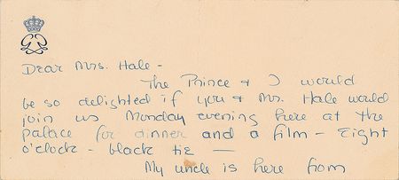 Lot #283 Princess Grace of Monaco Handwritten Letter Signed - Image 1