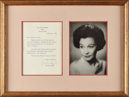 Lot #750 Vivien Leigh Typed Letter Signed - Image 1