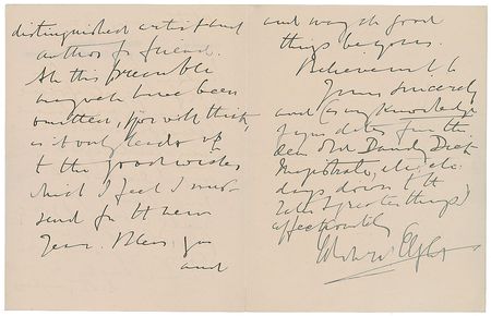Lot #554 Edward Elgar Handwritten Letter Signed - Image 2