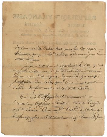 Lot #341 Napoleon Signed Letter - Image 2