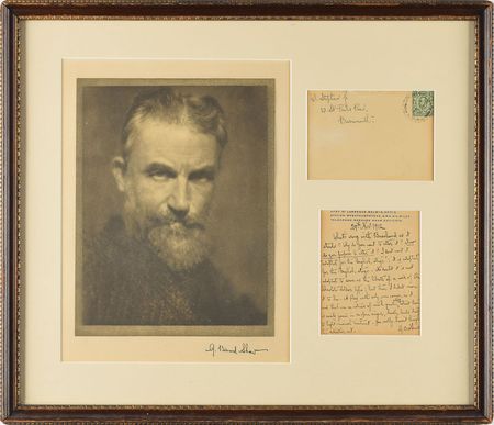 Lot #510 George Bernard Shaw: 