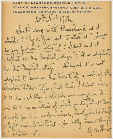 Lot #510 George Bernard Shaw: 