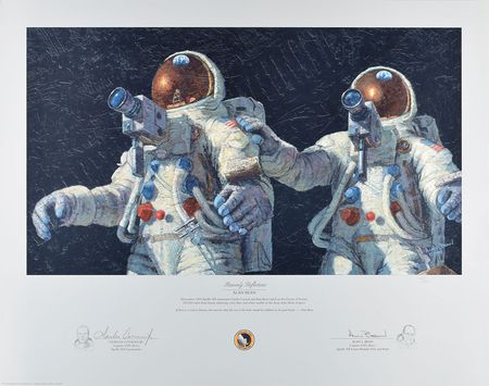 Lot #424 Apollo 12: Bean and Conrad Print - Image 1