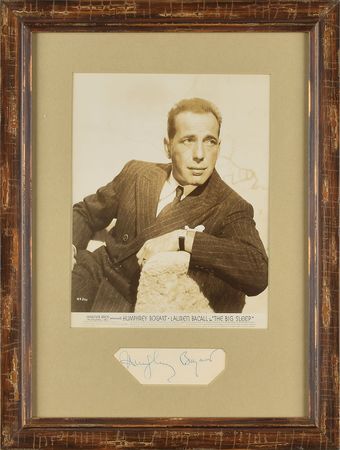 Lot #687 Humphrey Bogart Signature - Image 1
