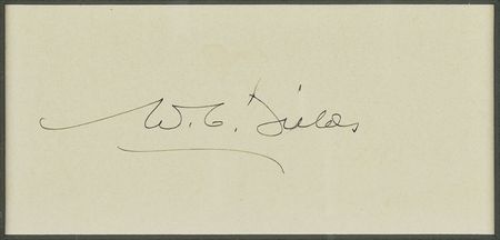 Lot #732 W. C. Fields Signature - Image 2