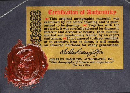 Lot #144 Alexander Hamilton: Alexander Hamilton on 