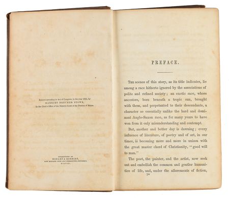 Lot #511 Harriet Beecher Stowe: Desirable first printing of Uncle Tom's Cabin - Image 3