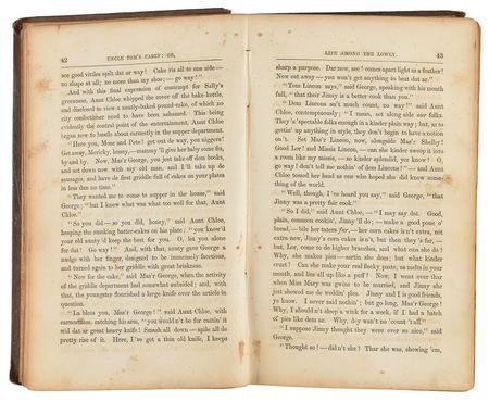 Lot #511 Harriet Beecher Stowe: Desirable first printing of Uncle Tom's Cabin - Image 4