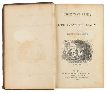 Lot #511 Harriet Beecher Stowe: Desirable first printing of Uncle Tom's Cabin - Image 6